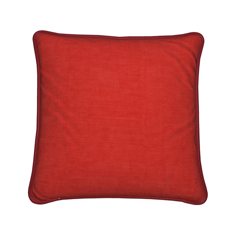 Bird and Coffee Plant Silk & Linen Pillow