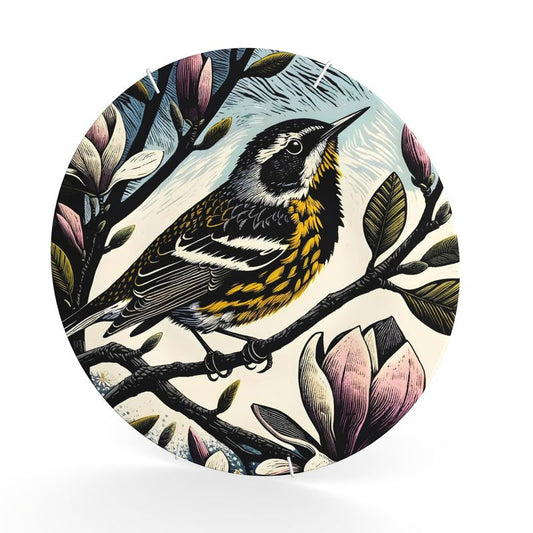 Goldfinch Tulip Magnolia Wall Plate