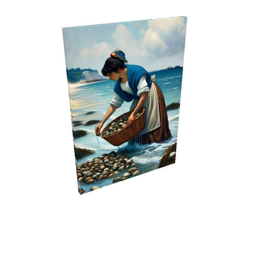 Oyster Woman of Brittany Canvas Print