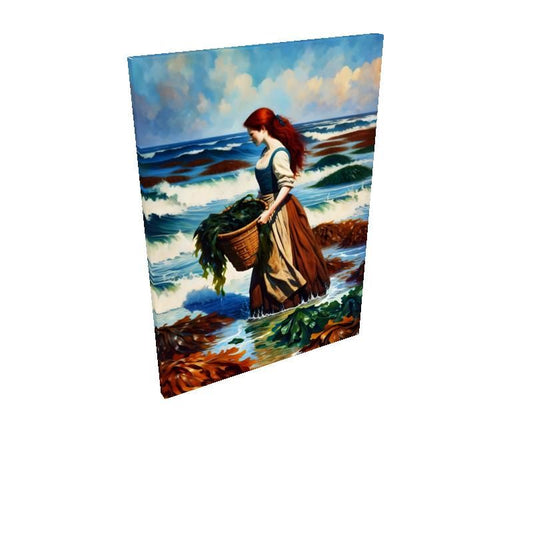 The Seaweed Gatherer Canvas Print